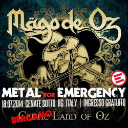 Metal for Emergency: confermati i Mago de Oz