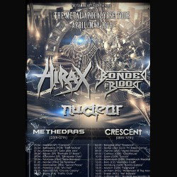 Methedras: tour europeo con gli Hirax