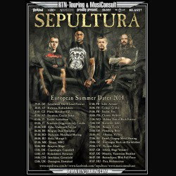 Sepultura: tutte le date del prossimo tour europeo