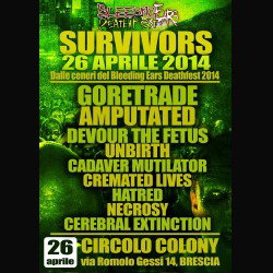 Bleeding Ears Deathfest: recuperata la data al Circolo Colony di Brescia