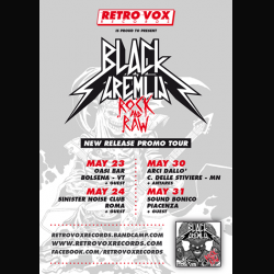 Black Gremlin: da oggi disponibile l'album di debutto 'Rock And Raw'