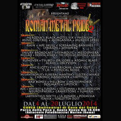 Roman Metal Pride 2: tutti i dettagli del festival