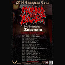Morbid Angel: annunciate le date per il tour europeo di 'Covenant'