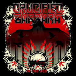 Crucified Barbara: la copertina di 'In The Red'