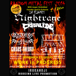 Random Metal Fest 2014: la locandina dell'evento
