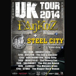 Steel City: un tour in Inghilterra per la band