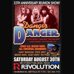 Danger Danger: scaletta e video dal primo show di reunion con Andy Timmons e Kasey Smith
