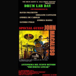 Drum Lab Day Fest: tutti i dettagli dell'evento con John Macaluso
