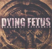 Copertina di Split 7'' dei Dying Fetus / Deepred