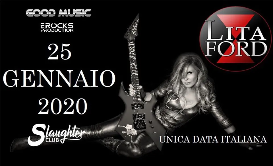 Lita Ford: gli orari del concerto di Milano