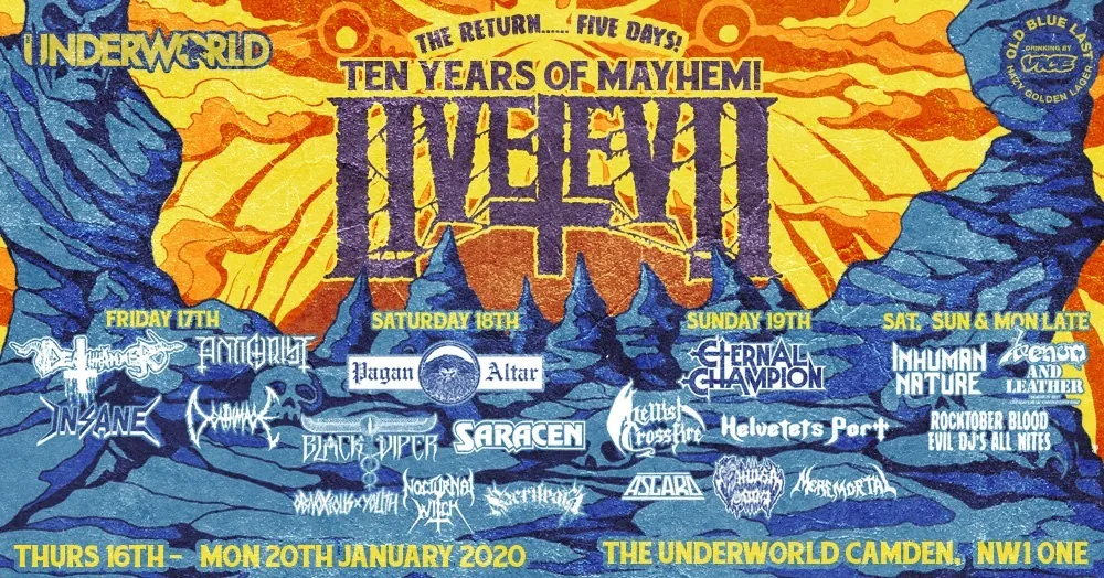 Live Report: Live Evil 2020 - 16/17/18/19/20 Gennaio 2020 - London