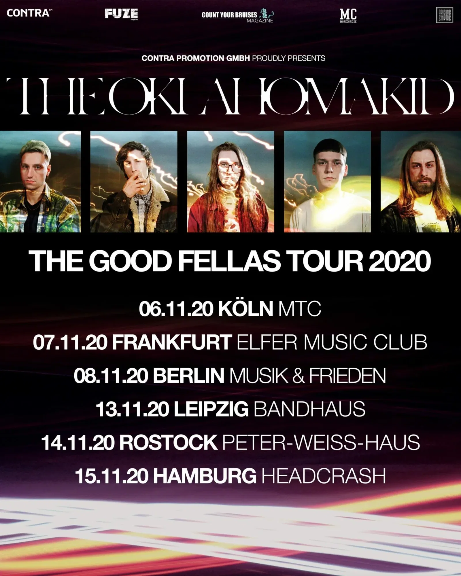 The Oklahoma Kid: annunciato il tour da headliner, all'inizio con gli Imminence, una data in Italia