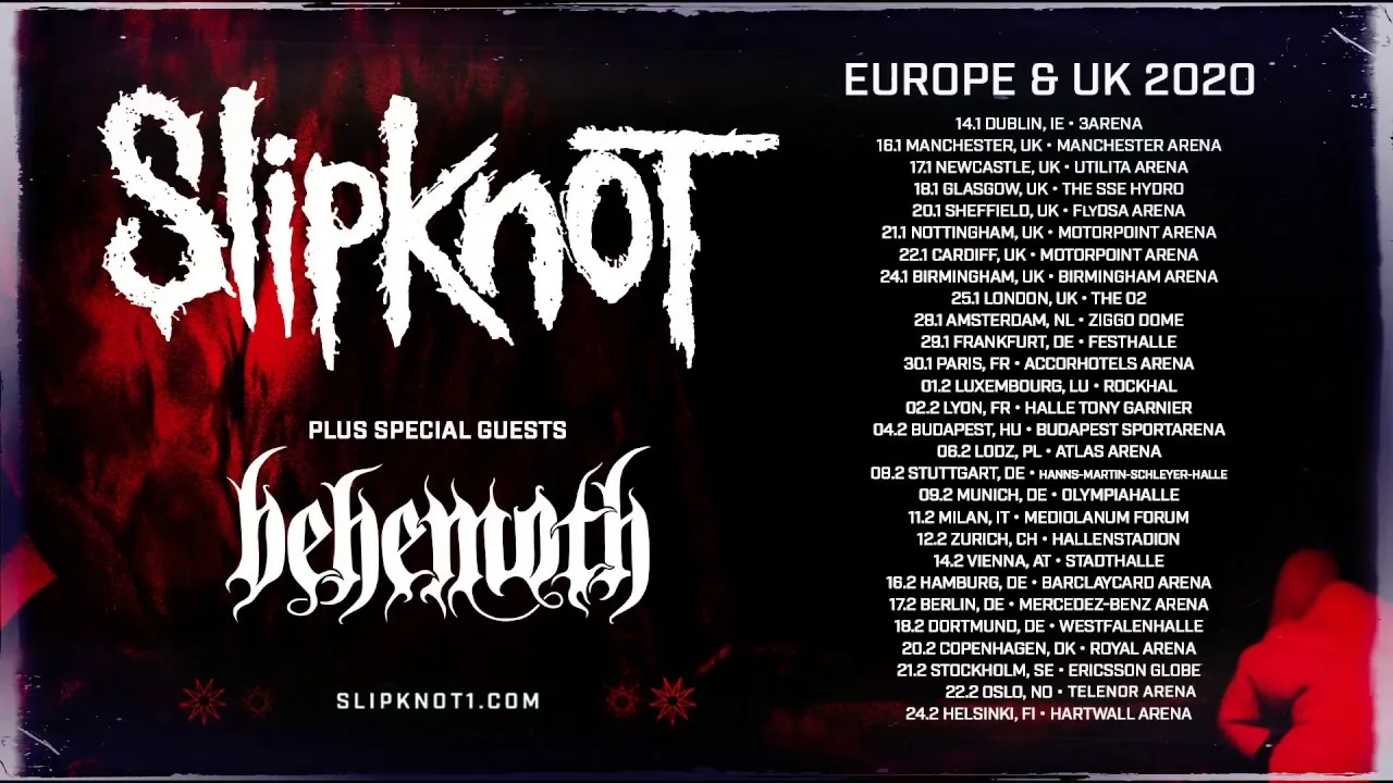 Live Report: Slipknot + Behemoth @ Mediolanum Forum Assago, 11/02/2020
