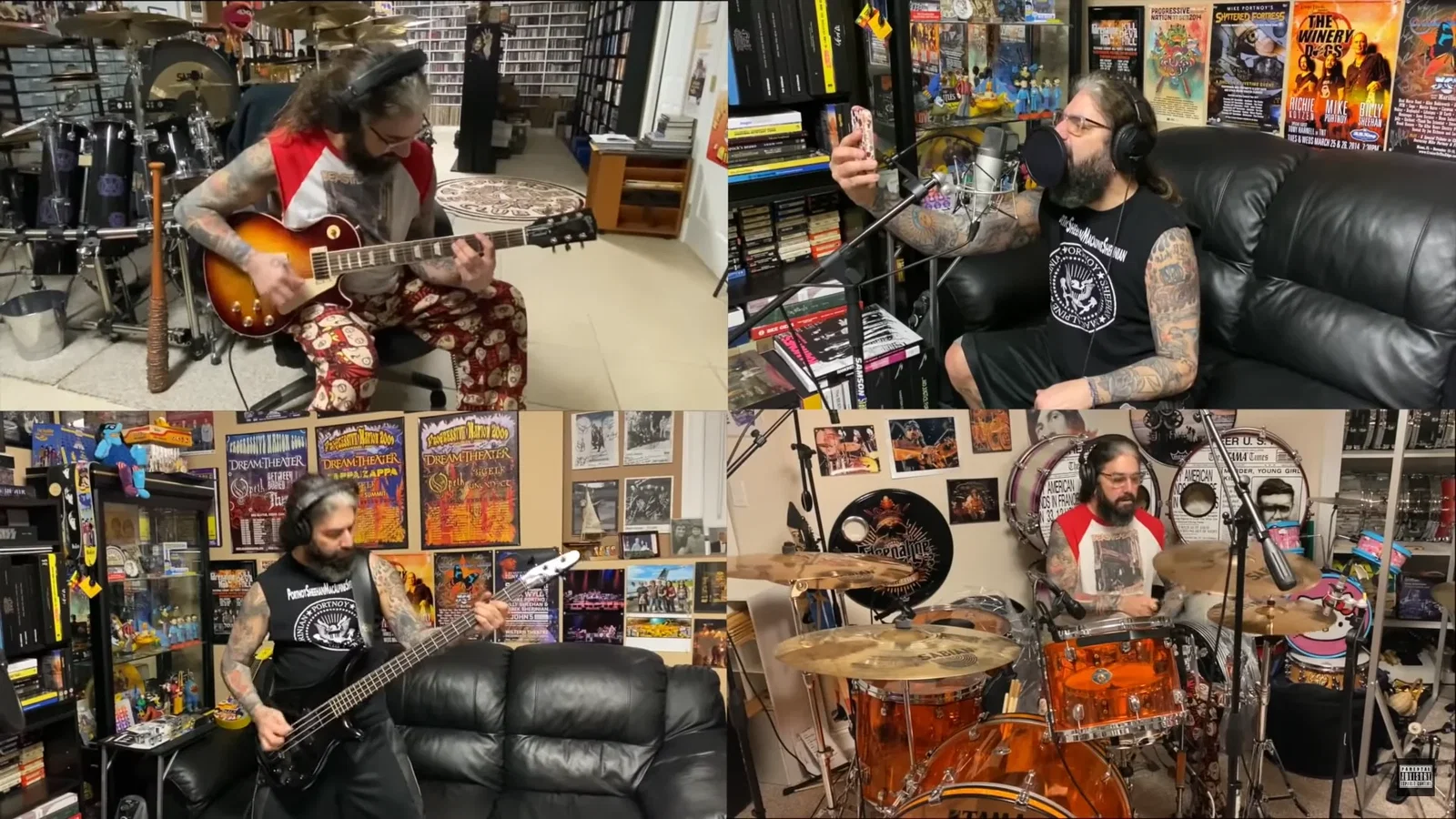 Dream Theater, Sons of Apollo: Mike Portnoy suona tutti gli strumenti su una cover dei Ramones