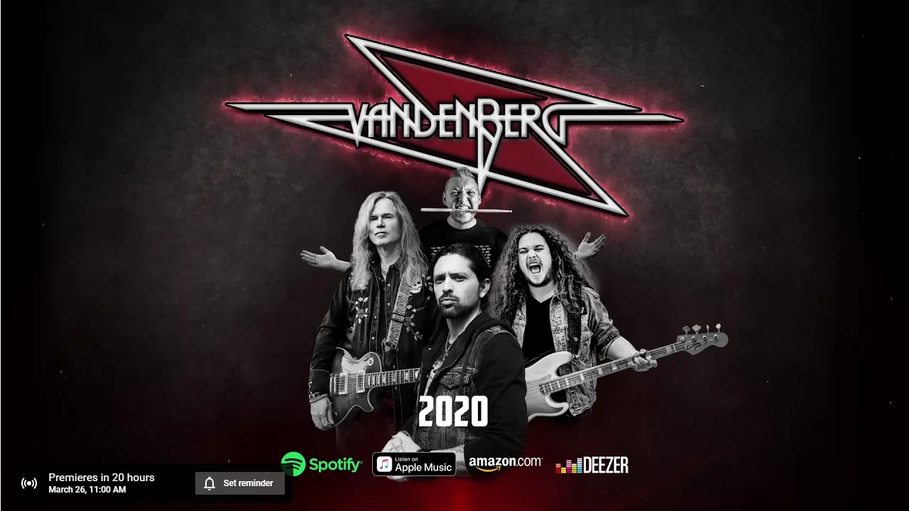 Vandenberg (con Ronnie Romero): ecco il lyric video per la nuova canzone 'Skyfall'