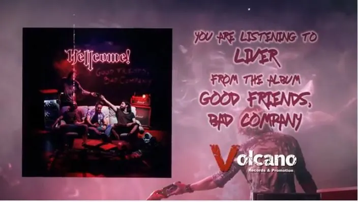 Hellcome: pubblicato il nuovo lyric video 'Liver'