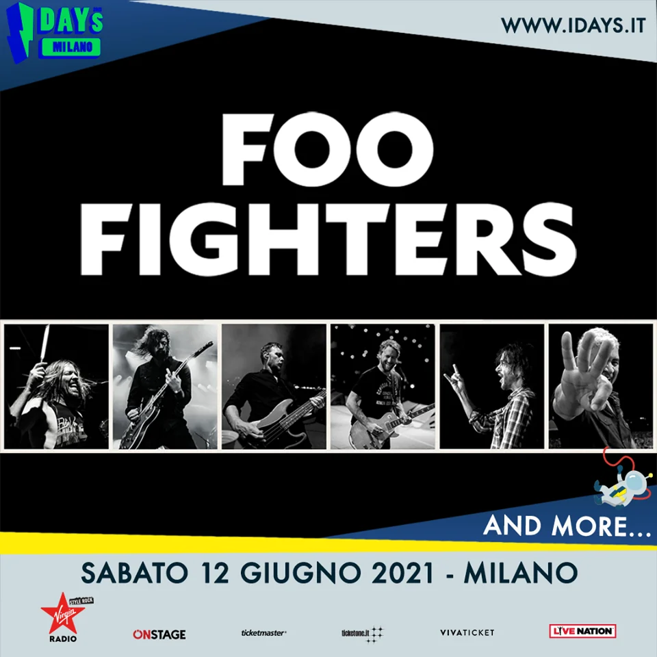 Foo Fighters: riconfermata per il 2021 la data italiana