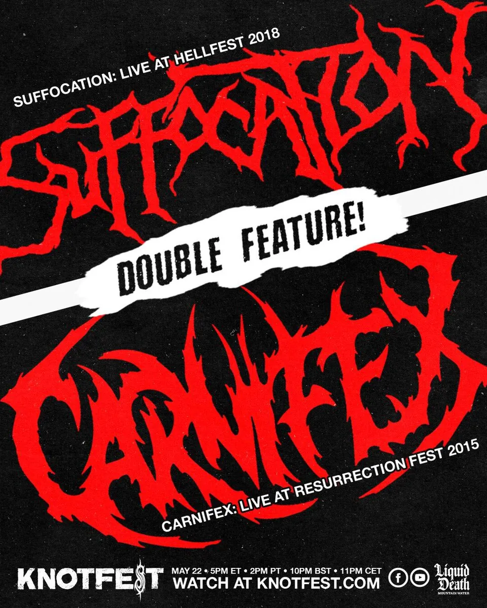 Suffocation, Carnifex: guarda le loro esibizioni al Resurrection Fest
