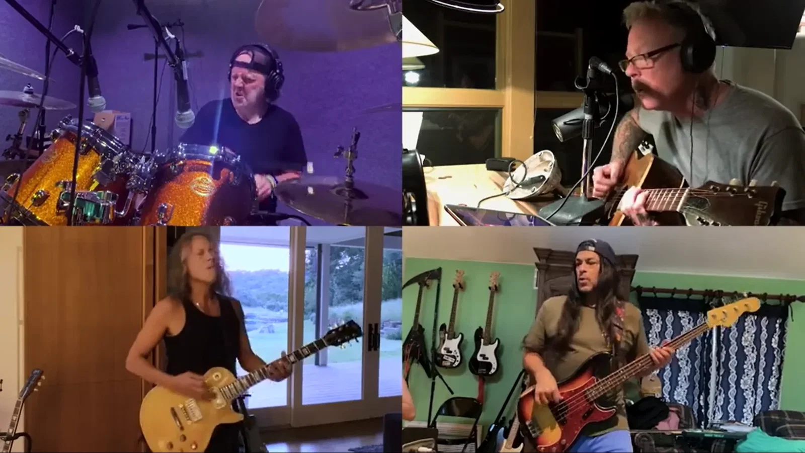 Metallica: suonano 'Blackened' in acustico in quarantena, la prima esibizione della band dal rehab di James Hetfield