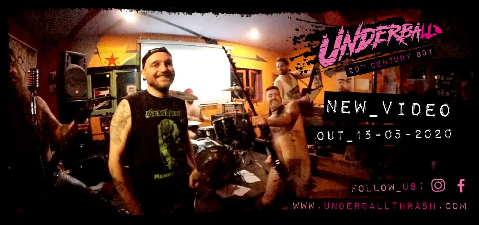 Underball: pubblicato il video del nuovo singolo '20th Century Boy', cover dei T-Rex