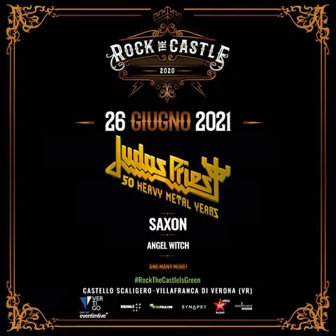 Rock The Castle: Judas Priest, Saxon e Angel Witch confermati per l'edizione 2021