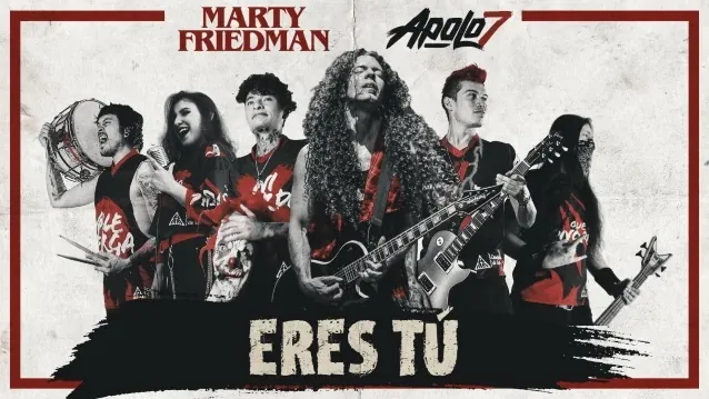 Megadeth: Marty Friedman assieme agli Apolo 7 per la cover di 'Eres Tú', video