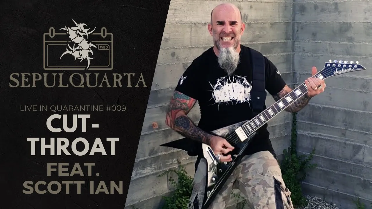Anthrax: Scott Ian collabora con i Sepultura per il playthrough video di 'Cut-Throat'