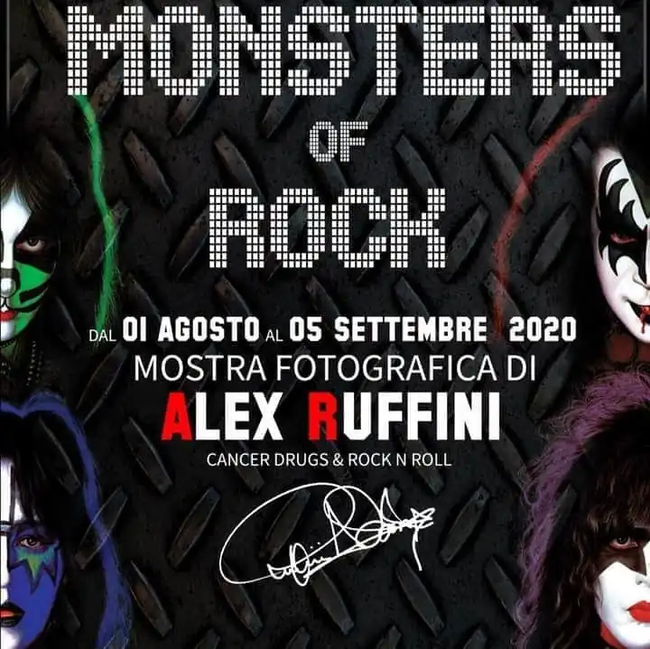 Alex Ruffini: la sua mostra fotografica "Monsters Of Rock" a Forte Marghera
