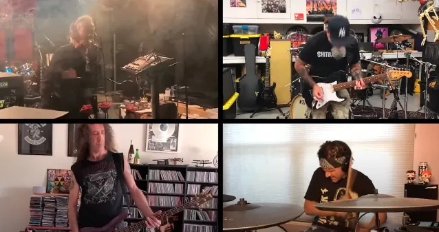 Anthrax: i membri collaborano con Lee Ving dei Fear per la performance "in quarantena" di 'I Don't Care About You', video