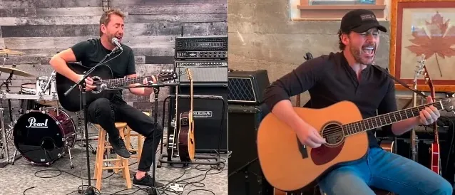 Nickelback: la versione acustica "in quarantena" di 'Rockstar', video