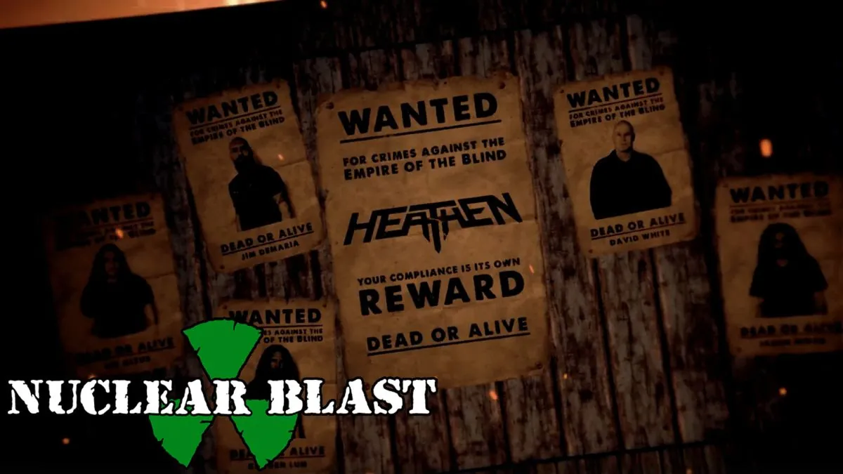 Heathen: secondo singolo dal nuovo album "Empire of the Blind"