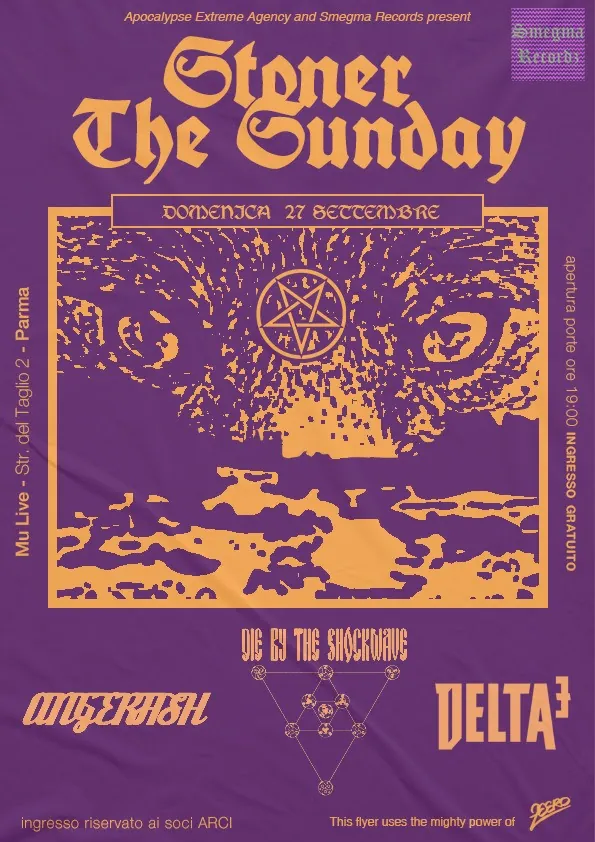 Stoner The Sunday Fest: domenica 13 settembre a Parma con Angerfish, Die By The Shockwave e Delta 3