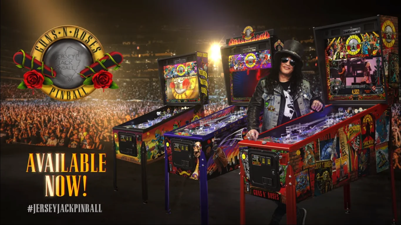 Guns N' Roses: in vendita il flipper ufficiale