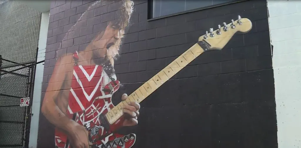 Van Halen: artista canadese realizza murales per Eddie