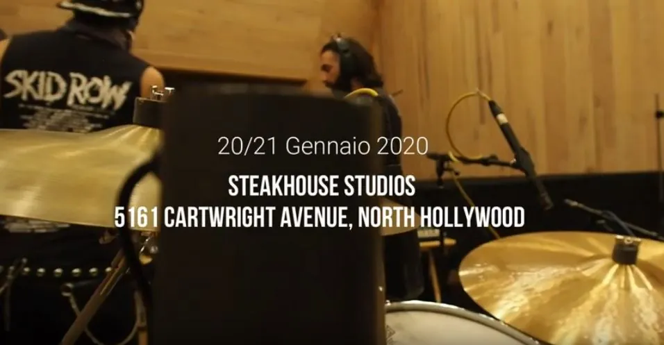 Volcano Records: gli artisti del roster nel backstage delle registrazioni agli Steakhouse di Los Angeles, video