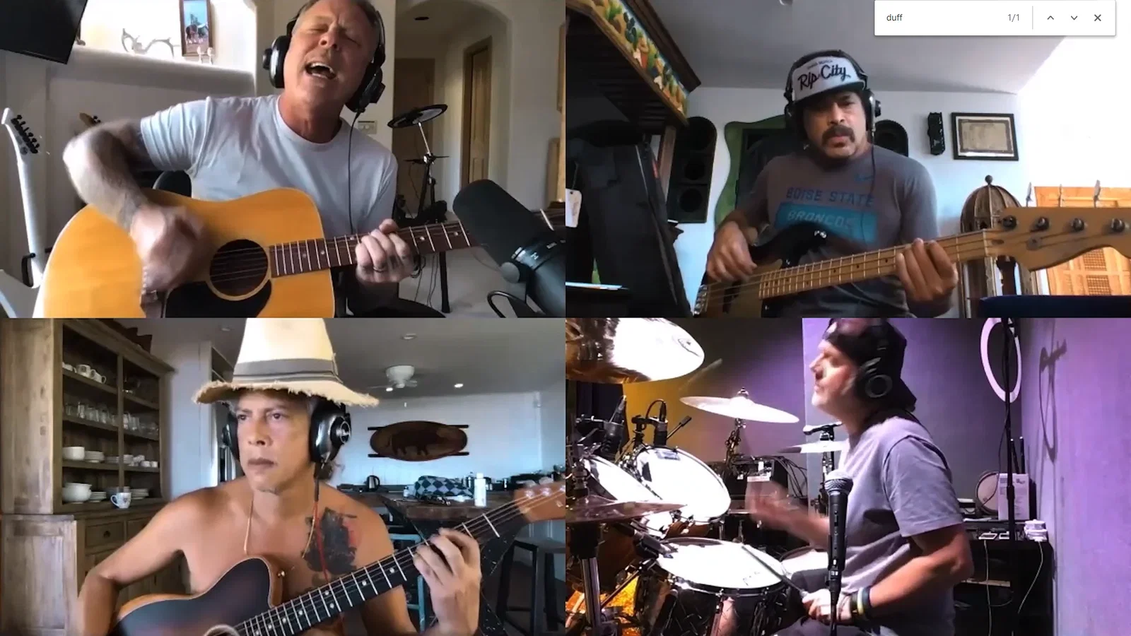 Metallica: suonano in acustico 'Would?' degli Alice In Chains (video)