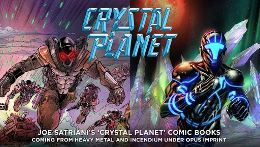 Joe Satriani: lancia la sua nuova serie a fumetti intitolata "Crystal Planet"