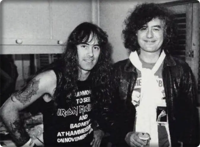 Jimmy Page: ricorda quando vide gli Iron Maiden al Rock In Rio