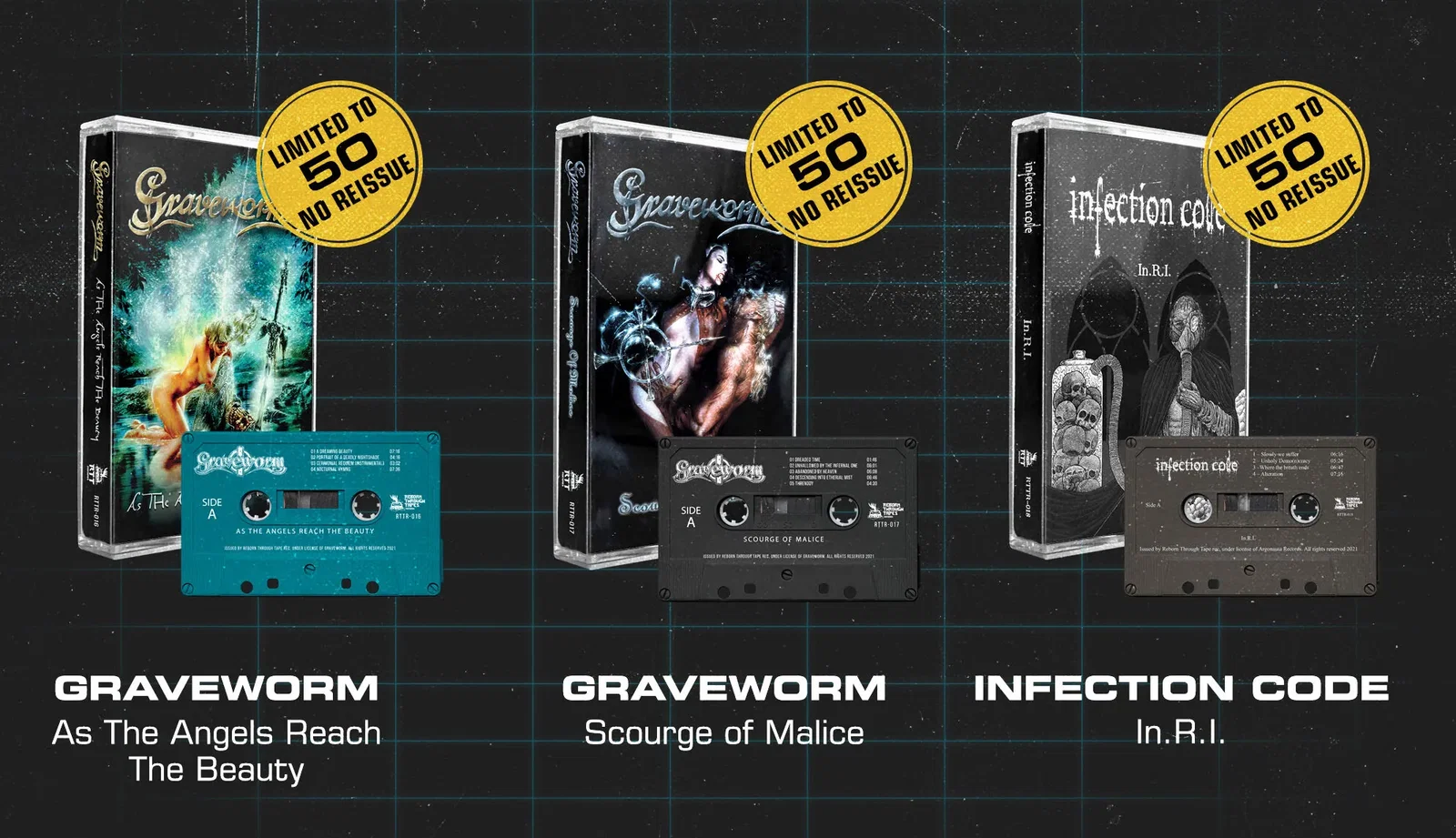 Graveworm, Infection Code: nuove ristampe limitate in musicassetta