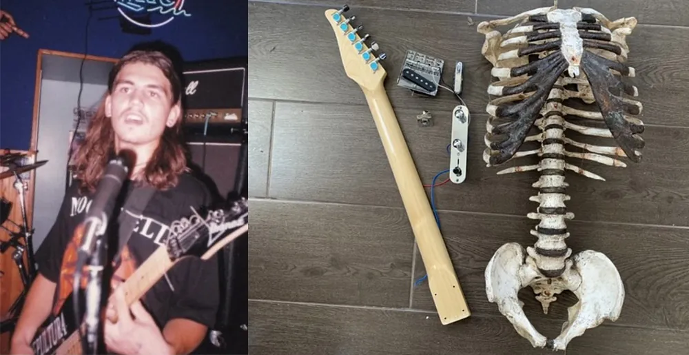 Grecia: il nipote crea una chitarra dalle ossa dello zio defunto, responsabile di avergli fatto amare l'Heavy Metal