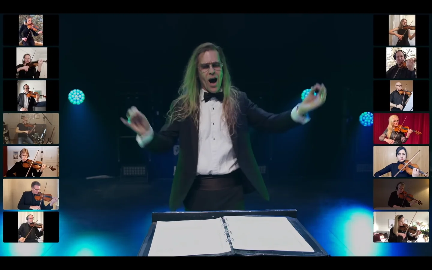 Iron Maiden: guarda la cover di 'Fear Of The Dark' eseguita da un'orchestra di 160 musicisti sparsi per il globo