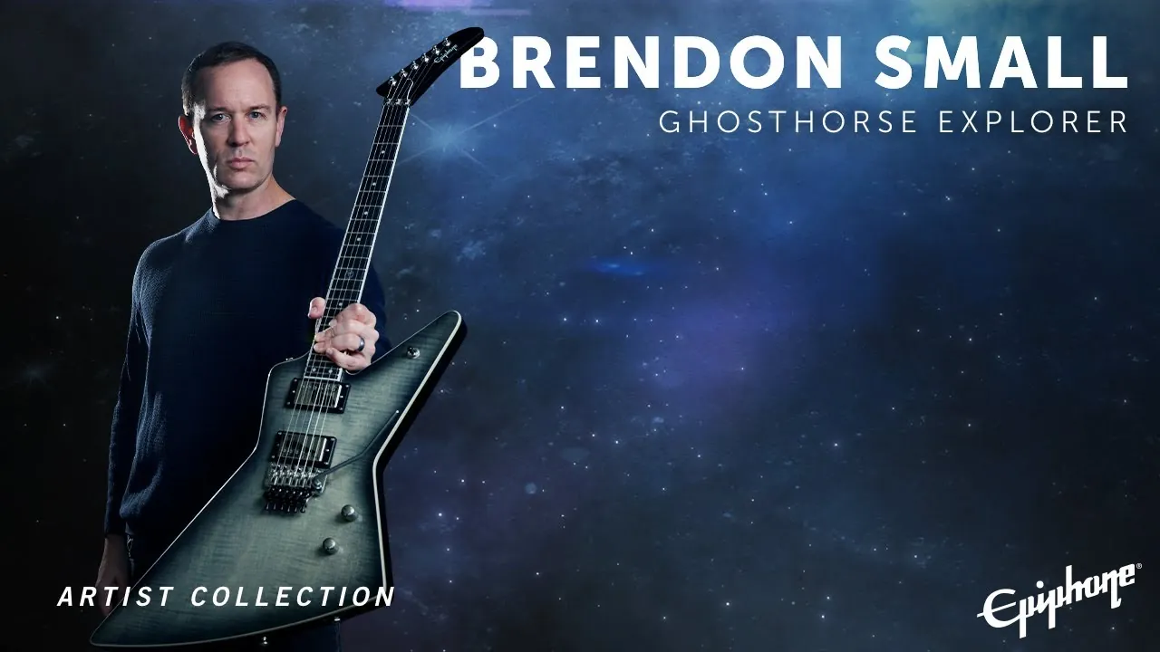 Epiphone (Gibson Guitars): presentato il modello Brendon Small GhostHorse Explorer