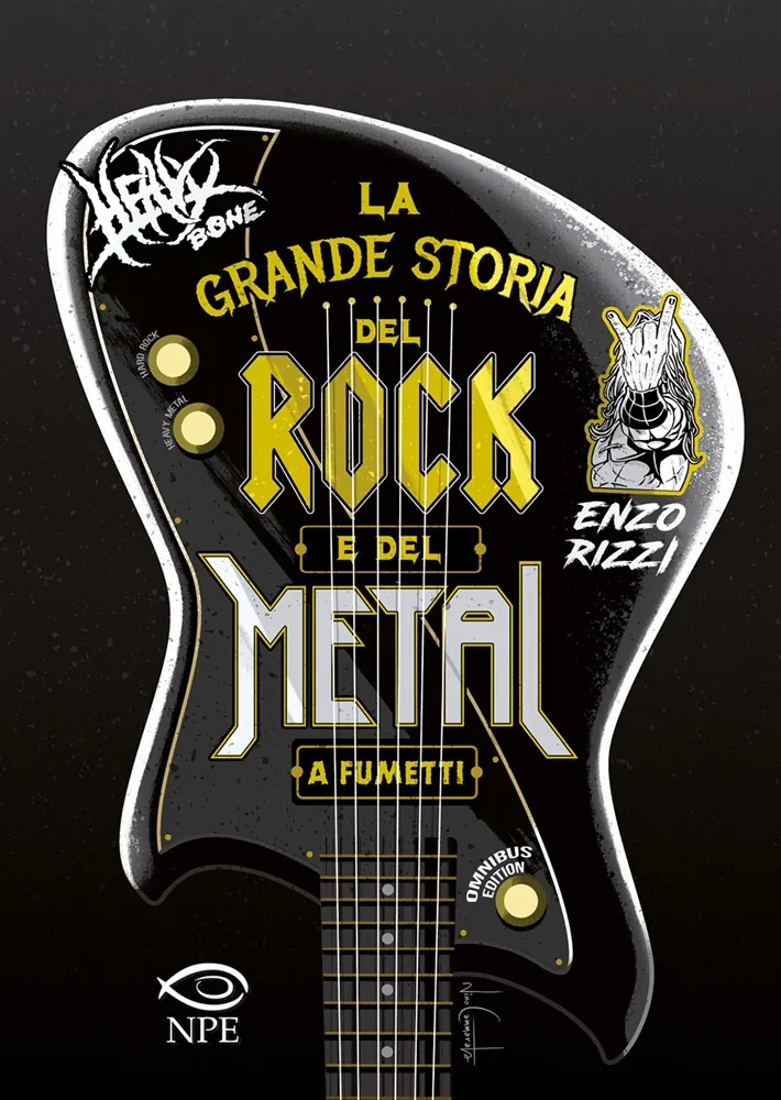 Recensione libro: La Grande Storia del Rock e del Metal a Fumetti, di Enzo Rizzi