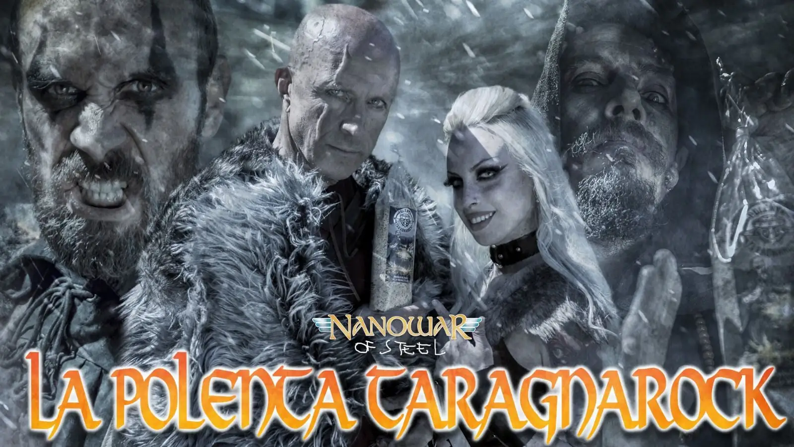 Nanowar of Steel: il video di 'La Polenta Taragnarock' con ospite Giorgio Mastrota