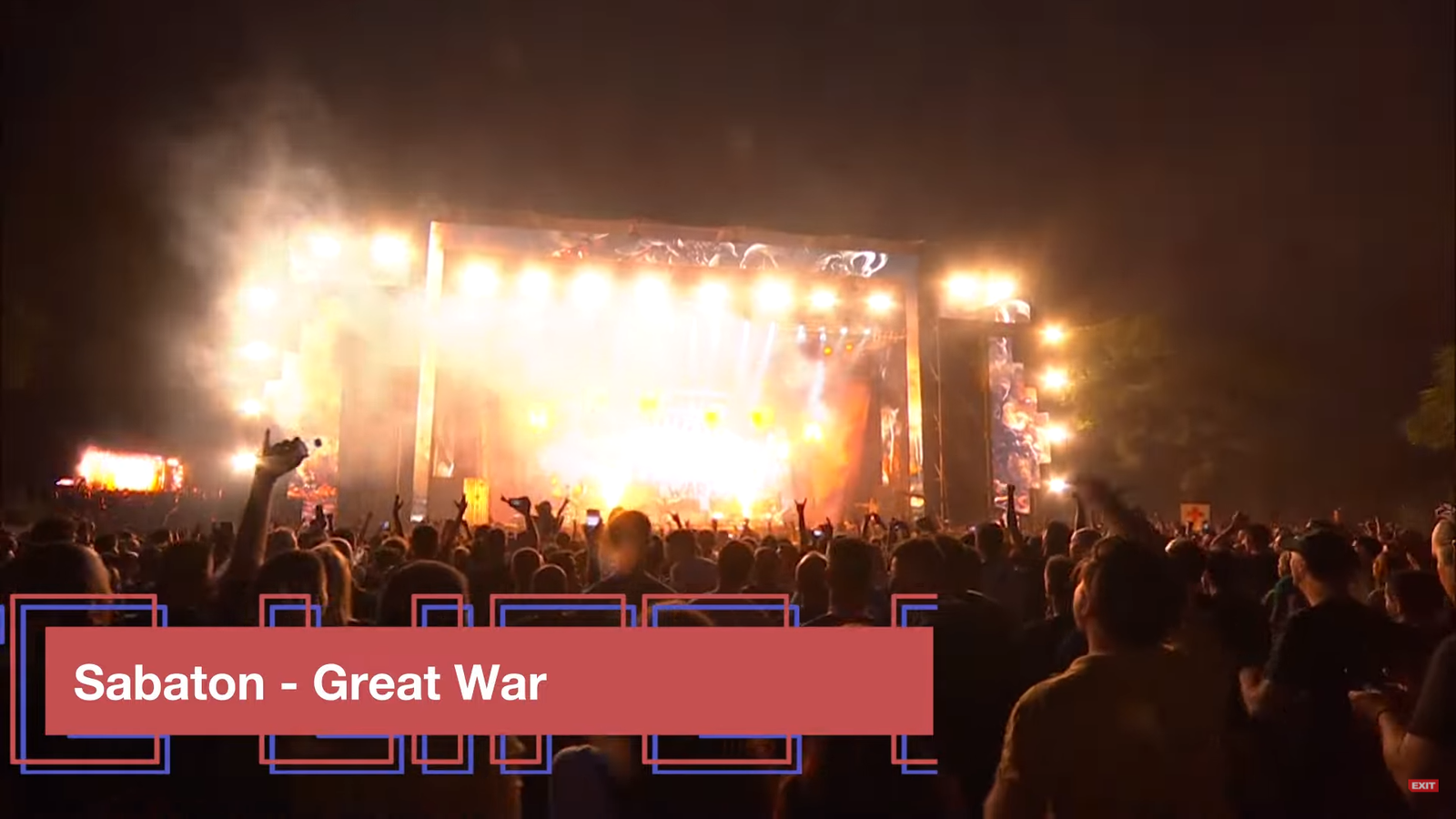 Sabaton: il video ufficiale di 'Great War' dal vivo all'Exit festival 2021 davanti a 40000 persone