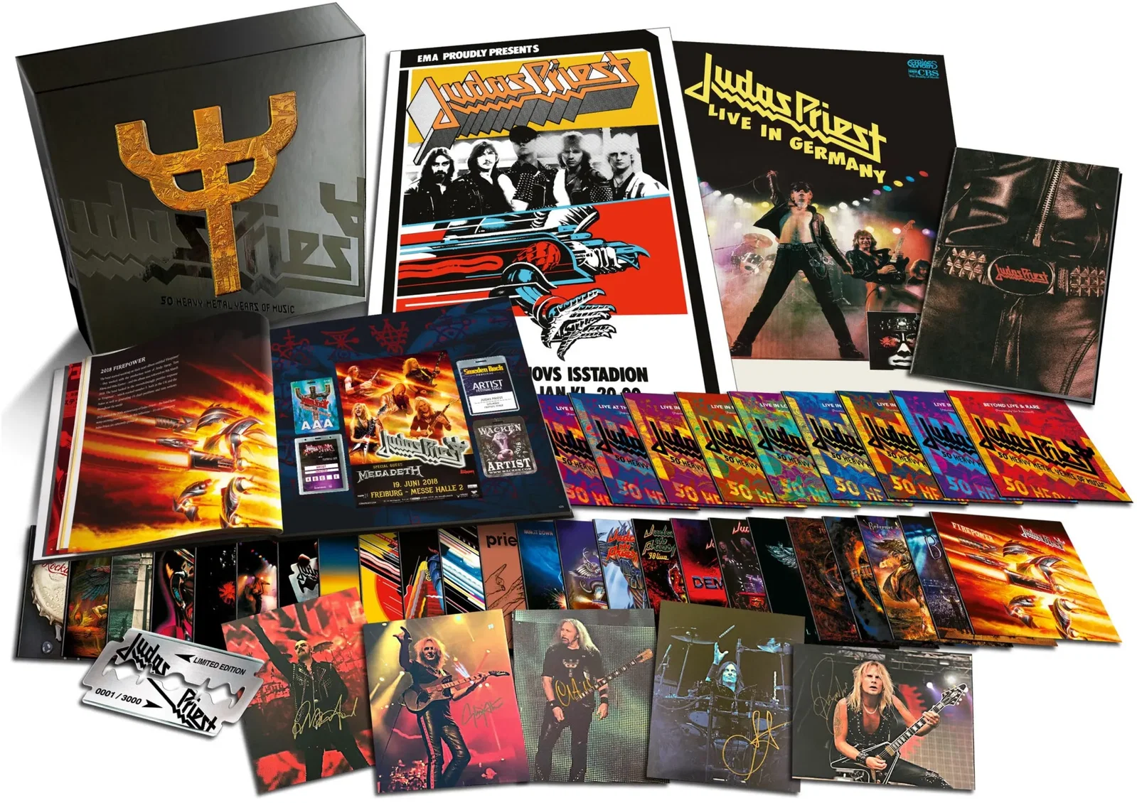Judas Priest: in arrivo un cofanetto gigantesco in edizione limitata per i 50 anni