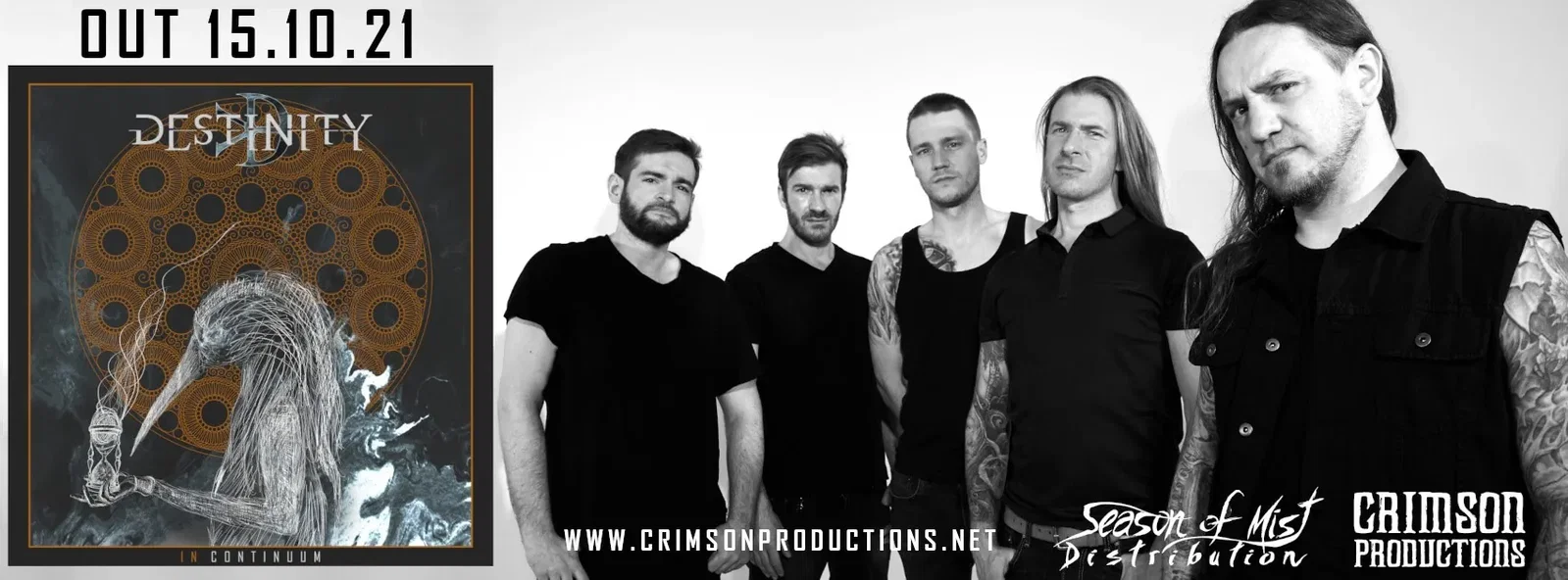 Destinity: nuovo album a ottobre, intitolato "In Continuum"