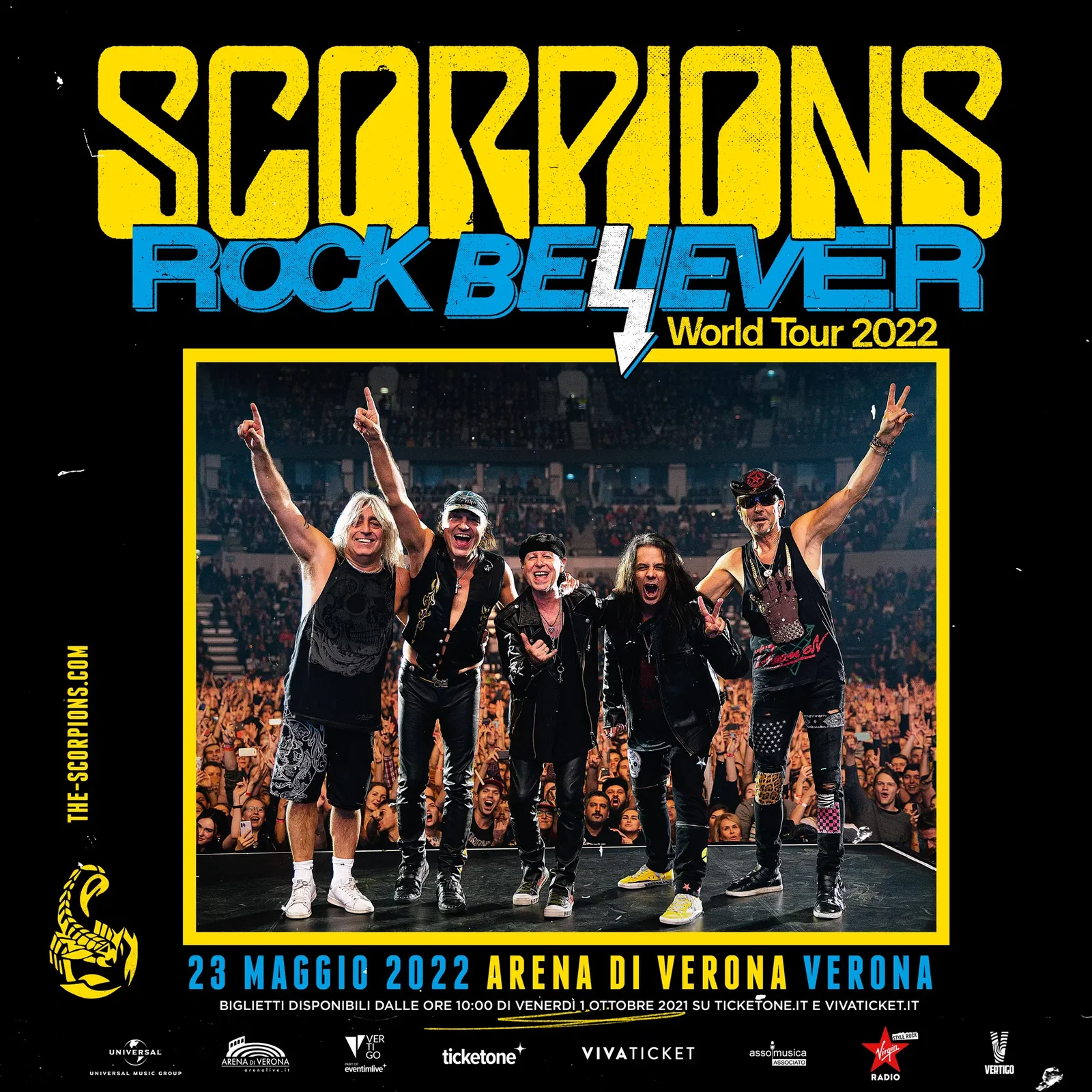 Scorpions: nuovo album e una data in Italia nel 2022!