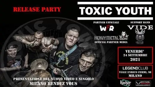 Live Report: Toxic Youth @ Legend Club, Milano, 24/09/2021