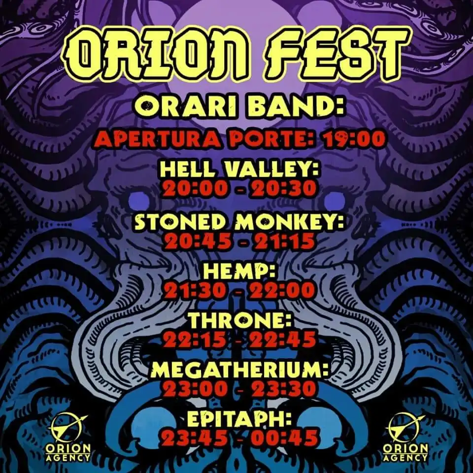 Orion Fest prima Edizione: tutti i dettagli dell'evento al Factory di Verona
